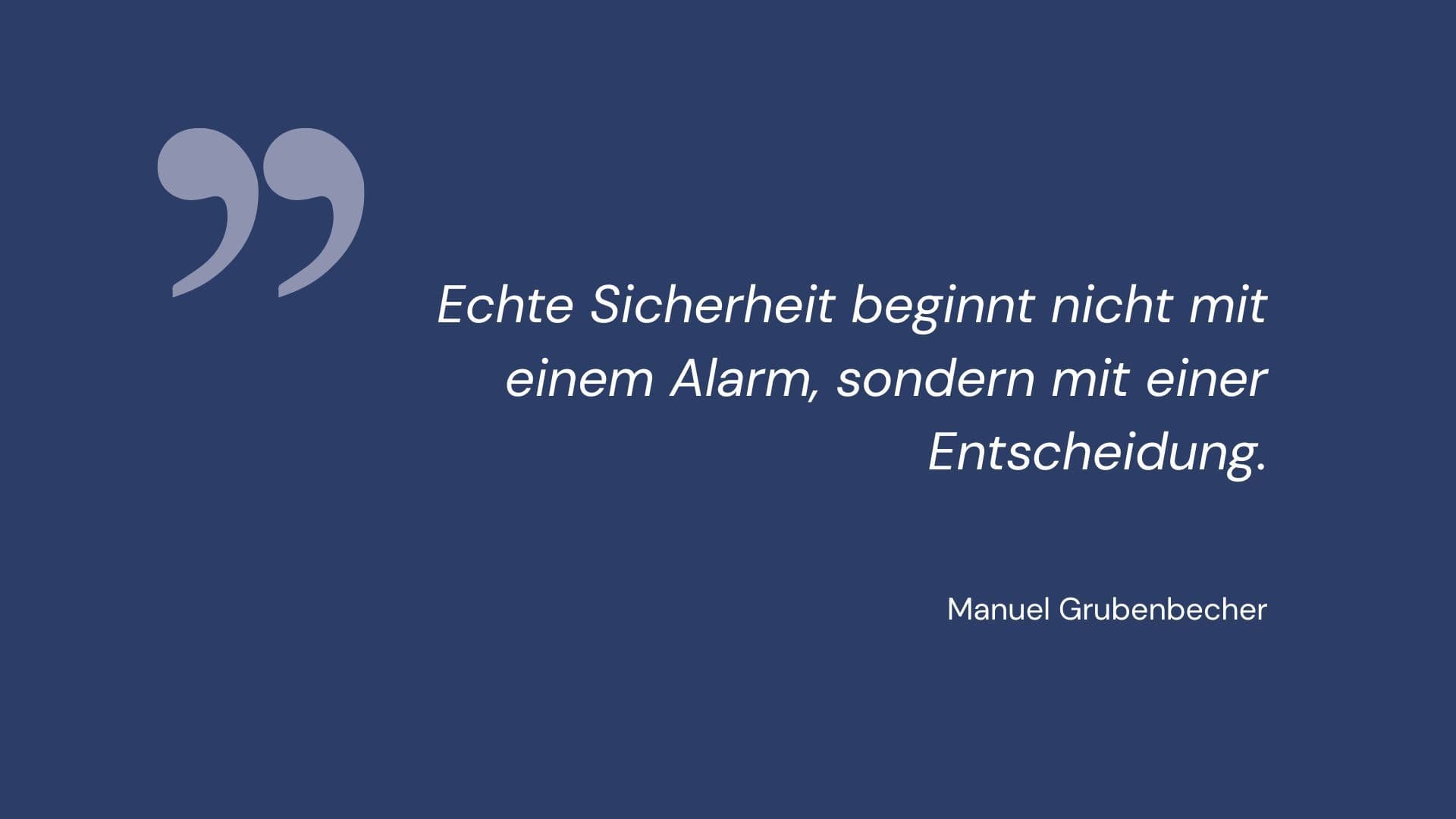 Unternehmerschutz: Wenn persönliche Sicherheit zur Verantwortung für Business Continuity wird. Interview mit Manuel Grubenbecher